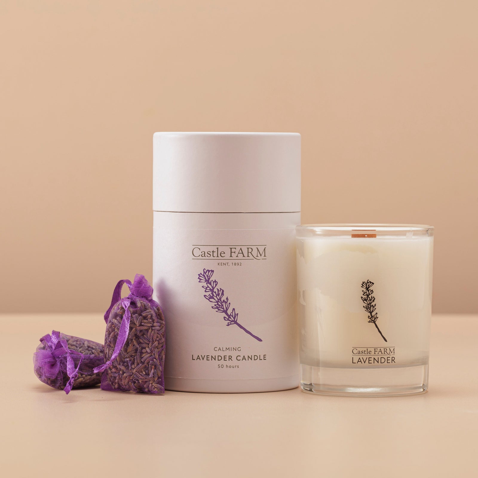 CASTLE FARM LAVENDER CANDLES