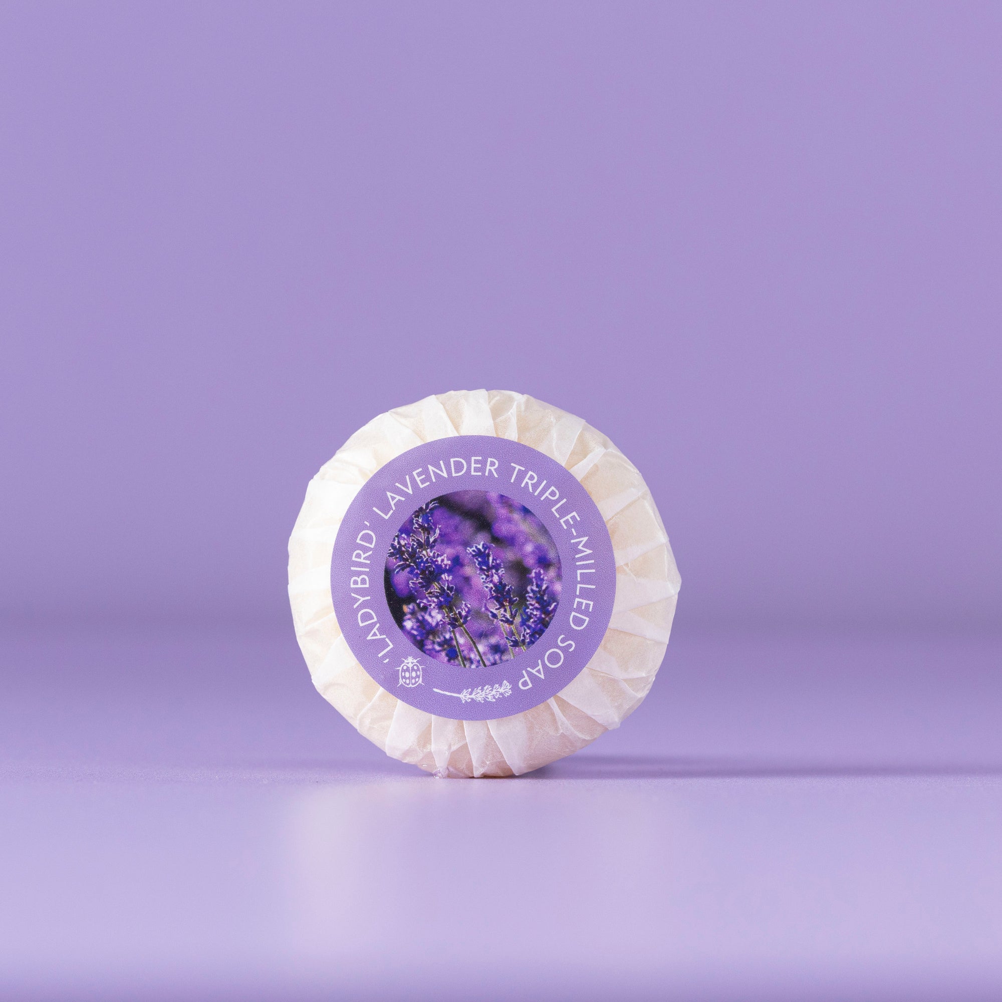LADYBIRD LAVENDER PEBBLE SOAP