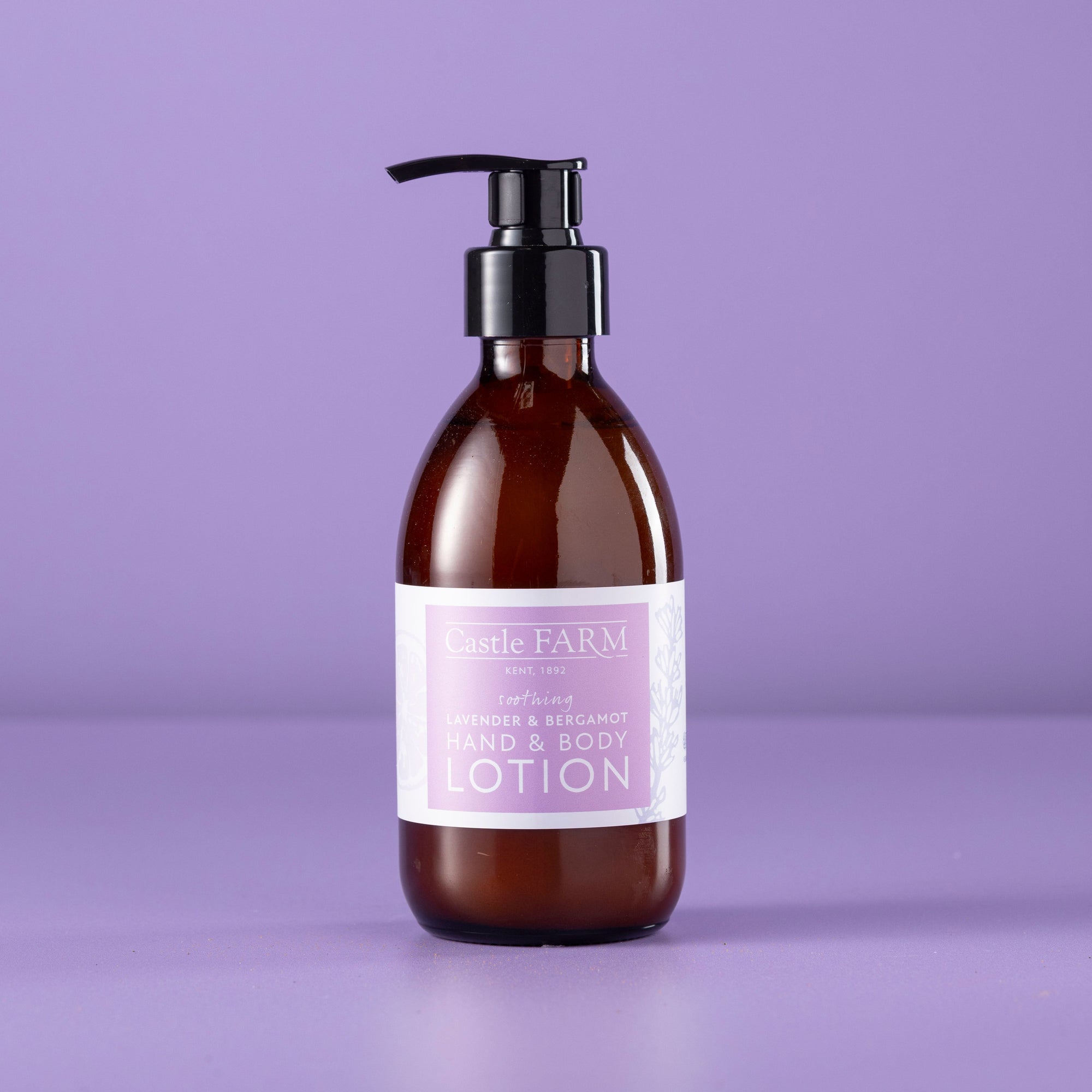 CASTLE FARM LAVENDER &amp; BERGAMOT NATURAL HAND &amp; BODY LOTION