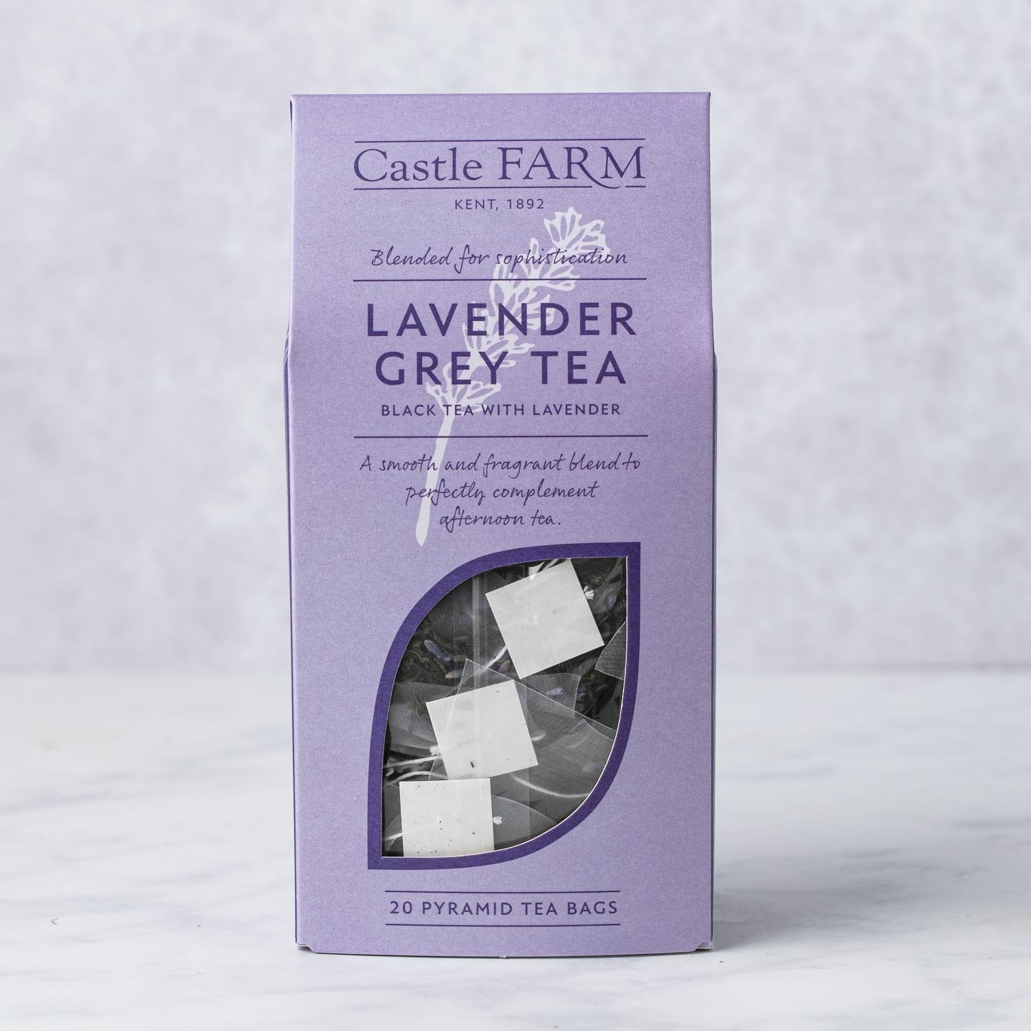 CASTLE FARM LAVENDER GREY - TEA BAGS