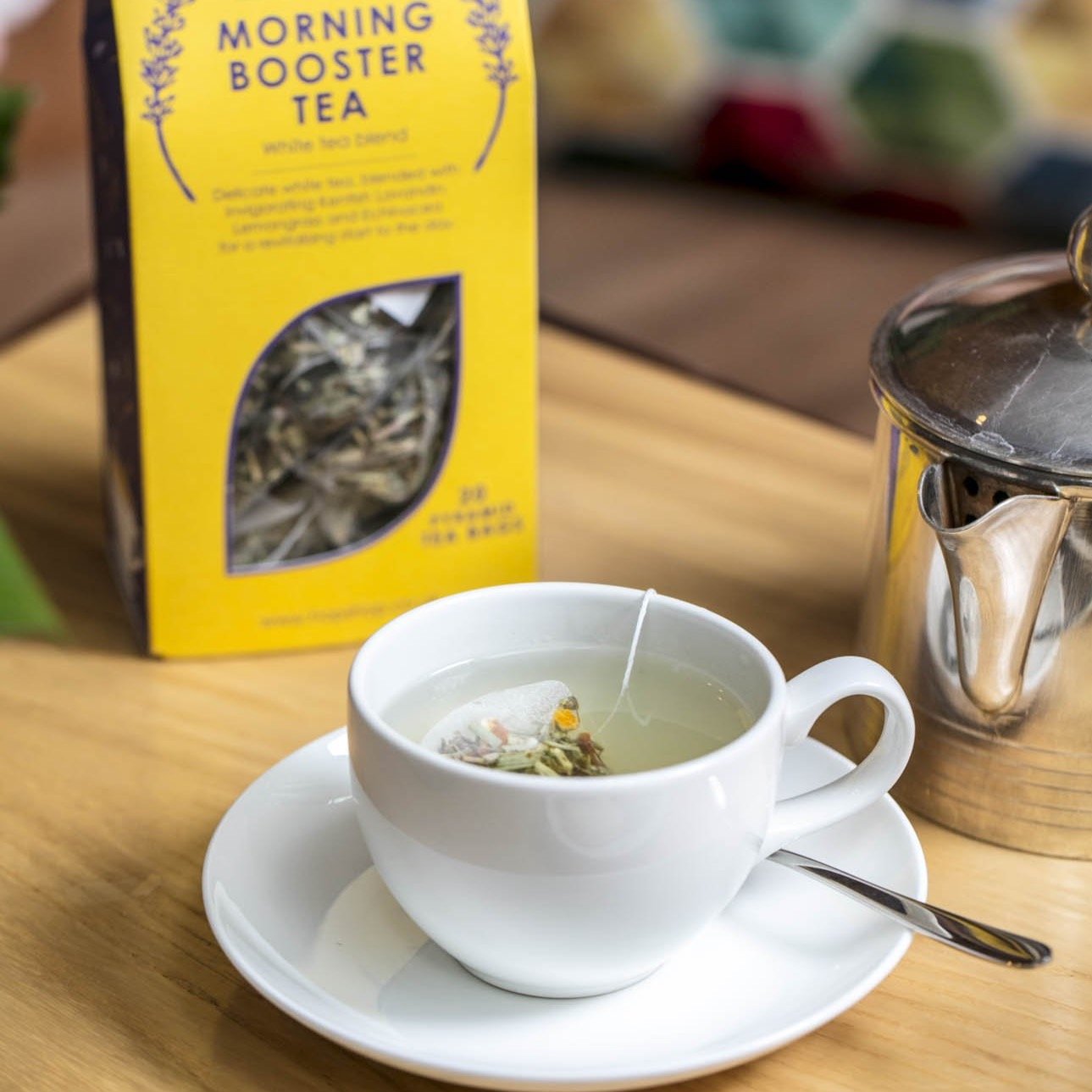 CASTLE FARM MORNING BOOSTER WHITE TEA - 20 TEA BAGS